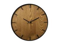 Rebecca Mobili Reloj Decorativo, Relojes para Colgar, Estilo rústico, Madera Metal, Accesorios de Cocina - Medidas Ø 40 cm x P 4,5 cm (AxANxF) - Art. RE6142