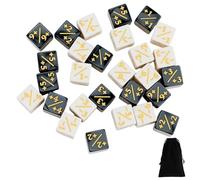 REBECCAGIBSON 28 piezas de dados contadores The Gathering Accesorios, The Gathering Dados, fichas de lealtad D6 dados compatibles con accesorios de juego de cartas, con bolsas de almacenamiento