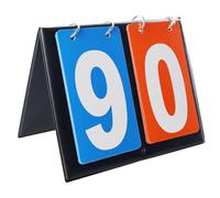 REBECCAGIBSON Marcador Deportes Marcador De Puntuación Manual Indicador De Nivel De Juego Portátil para Baloncesto Bádminton Voleibol Tenis De Mesa