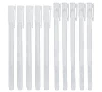 REBECCAHOWARD 10 bolígrafos de gel blanco de 0,6 mm y 0,8 mm de punta de bolígrafo, resistente al agua, color blanco, para escribir, pintar, para tarjetas, cuadernos, álbumes de recortes