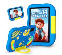 Rebecco Tableta Infantil Tableta Android 14,Tablet para niños 10 Pulgadas (Azul)