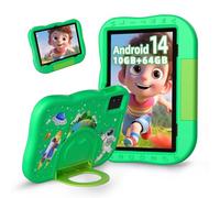 Rebecco Tableta Infantil Tableta Android 14,Tablet para niños 10 Pulgadas (Verde)