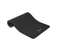 REBEL ACTIVE RBA-3152-BK - Esterilla de yoga para pilates, fitness y yoga, 183 x 61 cm, grosor 6 mm, TPE, color negro