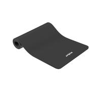 REBEL ACTIVE RBA-3152-BK - Esterilla de yoga para pilates, fitness y yoga, 183 x 61 cm, grosor 6 mm, TPE, color negro