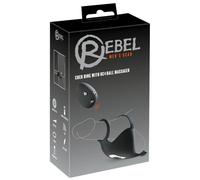 Rebel Anillo para el pene con masajeador de bolas RC Negro 12,3 cm