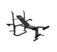 Rebel Banco de entrenamiento ajustable multifunción con soportes de acero RBA-2007