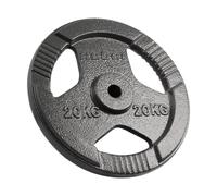 Rebel Carga de Hierro Fundido 20 kg Agujero 31 mm Plato con Asas RBA-2137