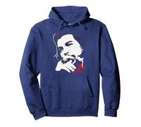 Rebel Cuban Guerrilla Revolution Vintage Che Guevara Sudadera con Capucha, Unisex para Adultos, Azul Marino, XXL