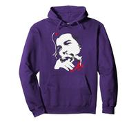 Rebel Cuban Guerrilla Revolution Vintage Che Guevara Sudadera con Capucha, Unisex para Adultos, Morado, L