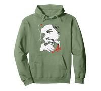 Rebel Cuban Guerrilla Revolution Vintage Che Guevara Sudadera con Capucha, Unisex para Adultos, Verde Salvia, XL