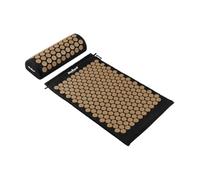 Rebel Electro Esterilla de Salud con púas de acupresión con Almohada 72 x 42 cm espigas Doradas RBA-6002-GL