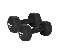 Rebel Electro Pesas de neopreno de hierro fundido HEX 2 x 9 kg