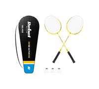 Rebel Electro RBA-4102 Juego de bádminton, Juventud Unisex, Amarillo, Uniwersalny