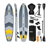Rebel Electro Tabla Sup Pro Inflable con Asiento de natación 335 cm Kit de Paleta Mochila RBA-4518-G