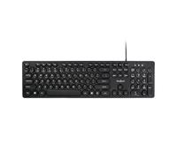Rebel Electro Teclado con Cable WDK100 Teclas de Membrana USB 2.0