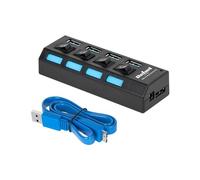 Rebel HUB USB 3.0 4 Puertos 5Gbps Plug & Play Rebel