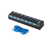 Rebel HUB USB 3.0 7 Puertos 5Gbps Plug & Play Rebel