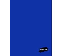 Rebel Ink: Blank Hardcover Journal Notebook For Women, Men & Anyone Who Loves To Write In Style: 8.25 x 11 Inches | Unlined Black Paper | 222 Pages ... Your Next Bestseller | Egyptian Blue Cover