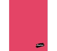 Rebel Ink: Blank Hardcover Journal Notebook For Women, Men & Anyone Who Loves To Write In Style: 8.25 x 11 Inches | Unlined Black Paper | 222 Pages ... Your Next Bestseller | Rouge Red Cover