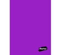 Rebel Ink: Blank Hardcover Journal Notebook For Women, Men & Anyone Who Loves To Write In Style: 8.25 x 11 Inches | Unlined Black Paper | 222 Pages ... Your Next Bestseller | Perfect Purple Cover