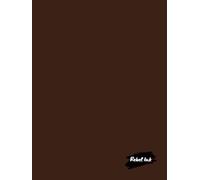 Rebel Ink: College Ruled Hardcover Journal Notebook For Women, Men & Anyone Who Loves To Write In Style: 8.25 x 11 Inches | Lined Black Paper | 222 ... Writing Your Next Bestseller | Espresso Cover