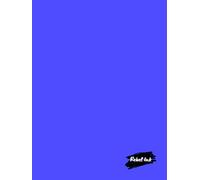 Rebel Ink: College Ruled Hardcover Journal Notebook For Women, Men & Anyone Who Loves To Write In Style: 8.25 x 11 Inches | Lined Black Paper | 222 ... Your Next Bestseller | Neon Blue Cover