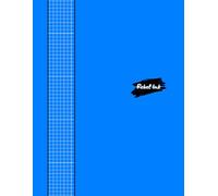 Rebel Ink: Quad Ruled Notebook: 8 1/2 x 11 Inches | White Graph Paper | 222 Pages of Precision to Grid Your Genius! | 5x5 (5 Squares Per Inch) with ... White Background | Azure (Traditional) Cover