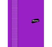 Rebel Ink: Quad Ruled Notebook: 8 1/2 x 11 Inches | White Paper | 222 Pages of Precision to Grid Your Genius! | 5x5 (5 Squares Per Inch) with Crisp ... Crisp White Background | Perfect Purple Cover