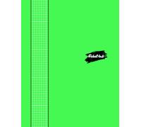 Rebel Ink: Quad Ruled Notebook: 8 1/2 x 11 Inches | White Paper | 222 Pages of Precision to Grid Your Genius! | 5x5 (5 Squares Per Inch) with Crisp ... a Crisp White Background | Neon Green Cover