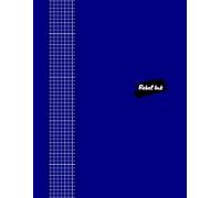 Rebel Ink: Quad Ruled Notebook: 8 1/2 x 11 Inches | White Paper | 222 Pages of Precision to Grid Your Genius! | 5x5 (5 Squares Per Inch) with Crisp Gray Lines on a Crisp White Background | Navy Cover