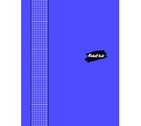 Rebel Ink: Quad Ruled Notebook: 8 1/2 x 11 Inches | White Paper | 222 Pages of Precision to Grid Your Genius! | 5x5 (5 Squares Per Inch) with Crisp ... on a Crisp White Background | Neon Blue Cover