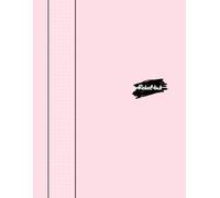 Rebel Ink: Quad Ruled Notebook: 8 1/2 x 11 Inches | White Paper | 222 Pages of Precision to Grid Your Genius! | 5x5 (5 Squares Per Inch) with Crisp ... a Crisp White Background | Piggy Pink Cover