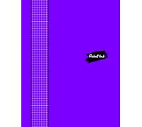 Rebel Ink: Quad Ruled Notebook: 8 1/2 x 11 Inches | White Paper | 222 Pages of Precision to Grid Your Genius! | 5x5 (5 Squares Per Inch) with Crisp ... a Crisp White Background | Neon Indigo Cover