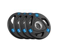 Rebel Juego de Carga de Hierro Fundido Gomado 4x2,5 kg Agujero Olímpico 51 mm RBA-2108