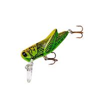Rebel Lures Crickhopper - Señuelo de Pesca, F7397, Saltamontes Verde, 1 1/2-Inch