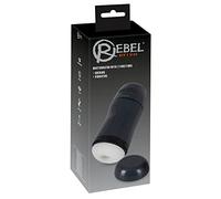 Rebel Masturbador con 2 funciones Antracita/Negro 21,8 cm