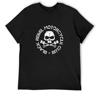 Rebel Motorcycle Club Band Tshirt Mens Black 3XL