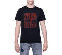 Rebel of Tomorrow Camiseta De Los Hombres Manga Corta Negro T-Shirt Men Black tee 5XL