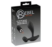 Rebel RC Two Spot Massager Vibrador anal Negro 11 cm