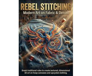 Rebel Stitching: Modern Art on Fabric & Denim: Break traditional rules to create textured, dimensional 3D art on hoop canvases and upcycled clothing.