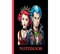 Rebel Vibes - Punk Duo Notebook: 6x9 Inch Lined Journal | 120 Pages | Perfect for Punk Rock Fans and Alternative Style Lovers