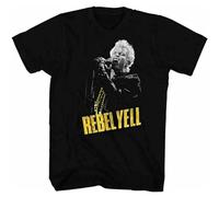 Rebel Yell T Shirt Mens Rock N Roll Band tee Retro Crew Neck Unisex Short Sleeve T-Shirt XL