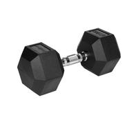 Rebelde Mancuerna de hierro fundido de goma HEX 17,5 kg RBA-2325-17,5