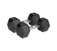 Rebelde Mancuernas de Hierro Fundido Goma HEX 2x10 kg RBA-2325-10