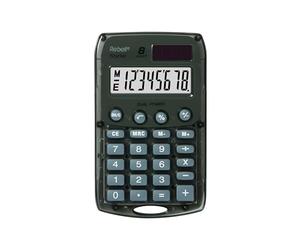 Rebelde RE-STARLET S Calculadora, Dual Power 8 dígitos, gris