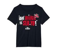 Rebelde Tour 2023, Concierto Rebelde Camiseta, Mujer Tallas Grandes, Negro, 2XL Grande