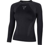 Rebelhorn Active 2 Camisa funcional de manga larga para mujer, negro-gris, tamaño L