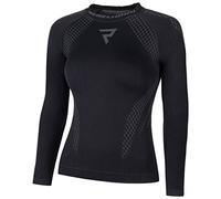 REBELHORN Active II Lady Camiseta Térmica Mujer | Manga Larga | Ropa Interior Termoactivo | Camisa Funcional | Absorción de Humedad | Transpirable | Zonas de Compresión | Ropa de Moto Térmica