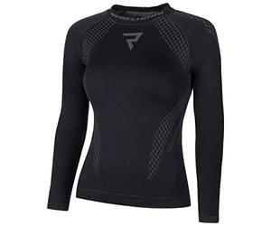 REBELHORN Active II Lady Camiseta Térmica Mujer | Manga Larga | Ropa Interior Termoactivo | Camisa Funcional | Absorción de Humedad | Transpirable | Zonas de Compresión | Ropa de Moto Térmica