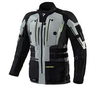 REBELHORN Chaqueta de moto Patrol Materiales duraderos Cordura Hitena Superfabric CE-Level 2 Codos de hombro Protectos Sympatex Membrana Ventilación Elementos reflectantes Bolsillos